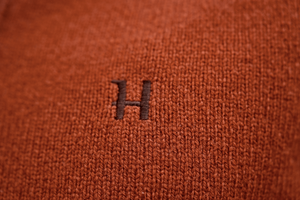 Merino-Pullover mit Halbreißverschluss Bombay brown – Härkila