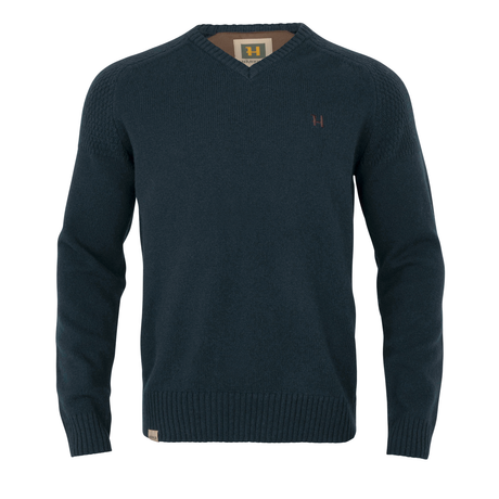 Vincent Merino V-Neck Pullover - Dark navy - Härkila