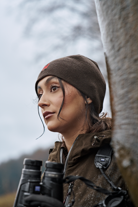 Aspire Wendejacke – Shadow brown/Rot – Härkila