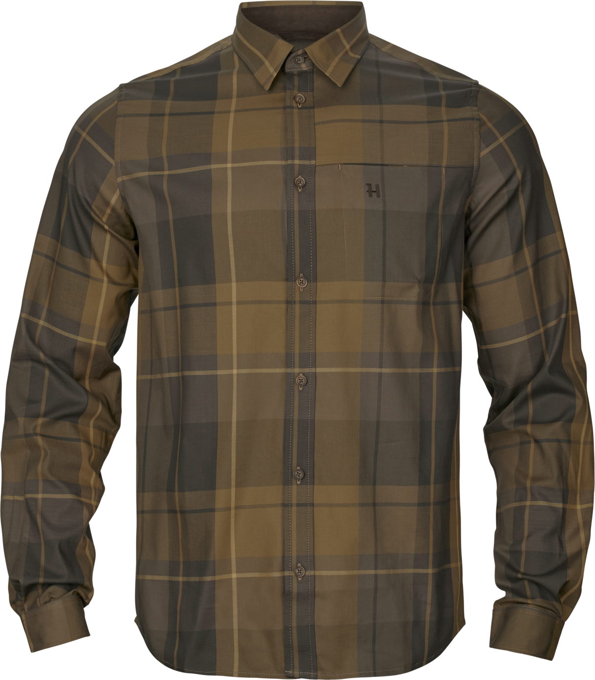 L/S Hemd Willow green check – Härkila