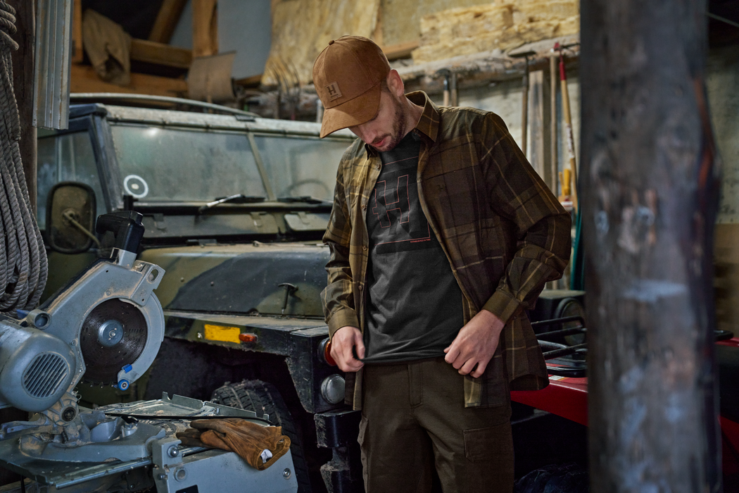 L/S Hemd Willow green check – Härkila