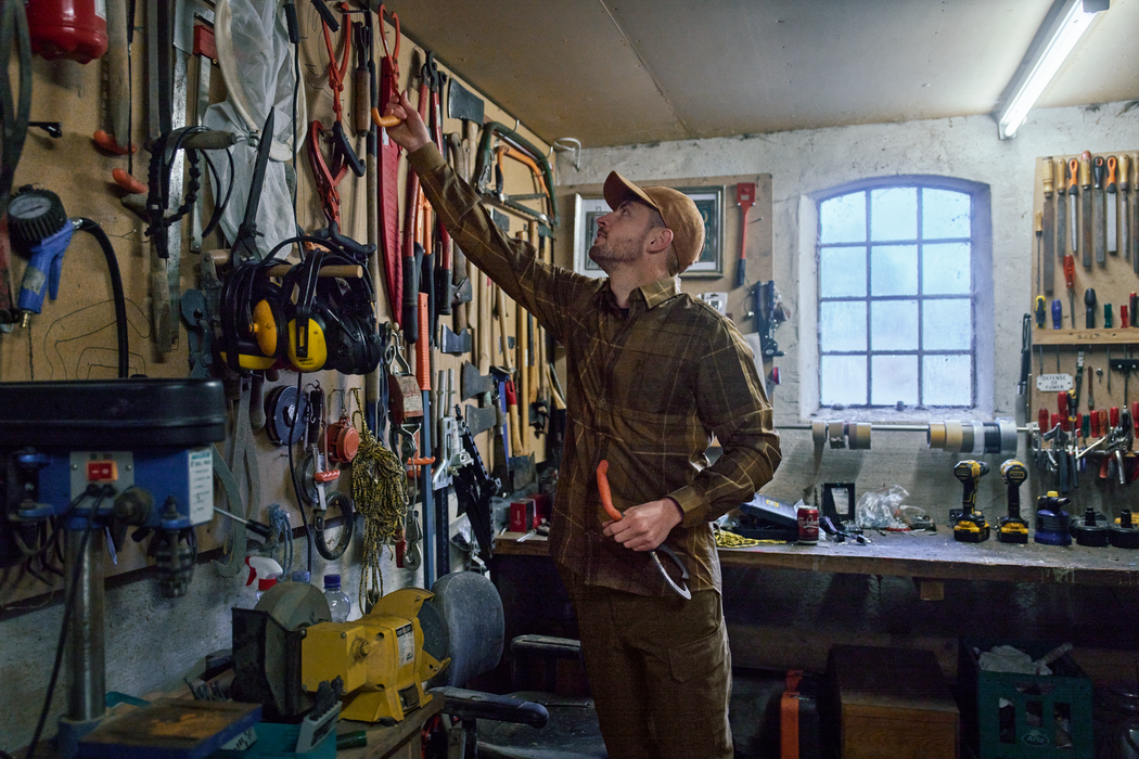 L/S Hemd Willow green check – Härkila