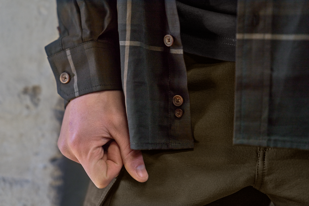 Akse Langarmhemd - Shadow brown check – Härkila