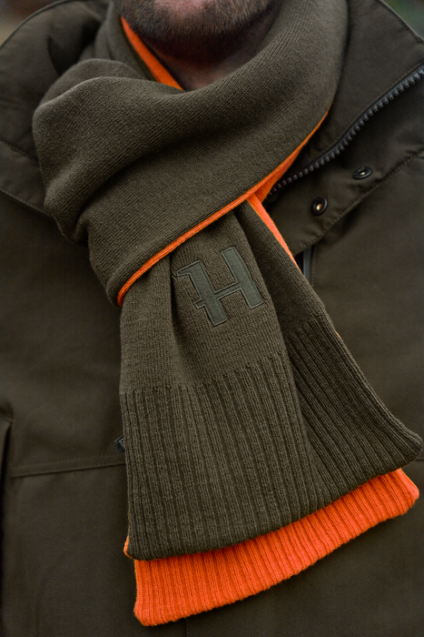 Wendbarer Schal Willow green/Orange – Härkila