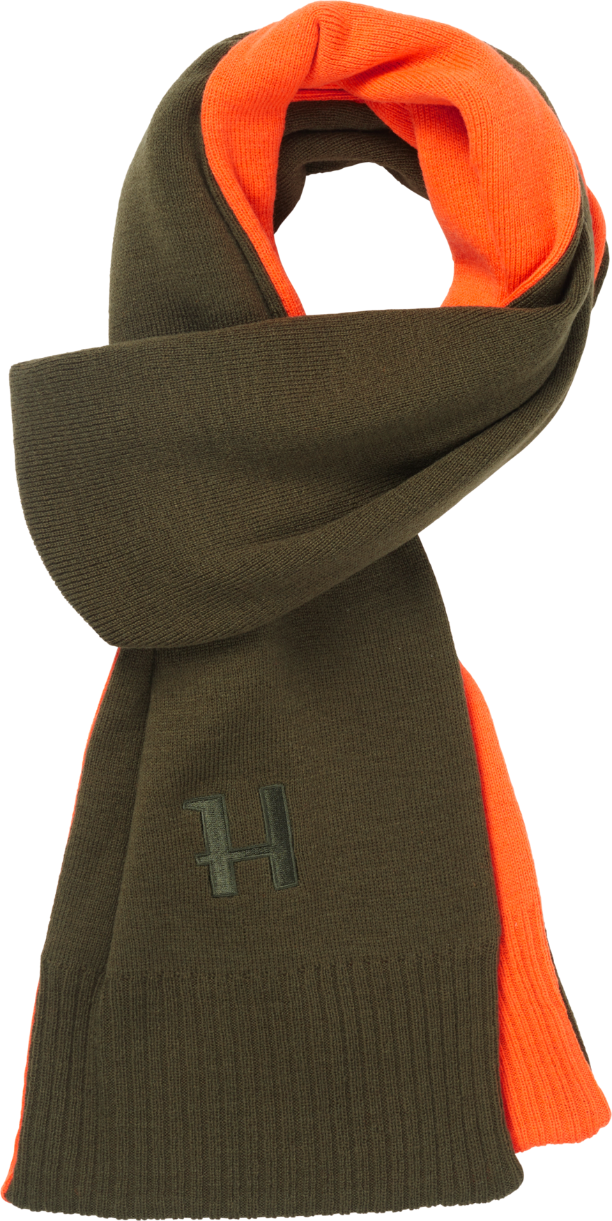 Wendbarer Schal Willow green/Orange – Härkila