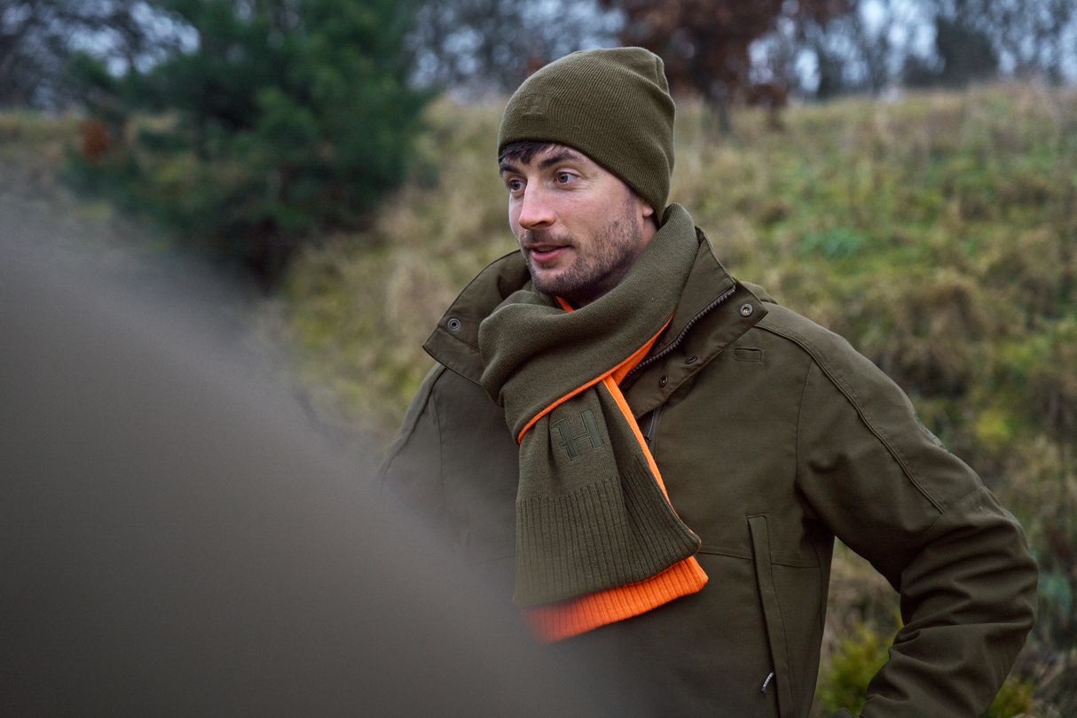Wendbarer Schal Willow green/Orange – Härkila