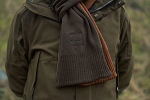 Wendbarer Schal Shadow brown/Rustique clay – Härkila