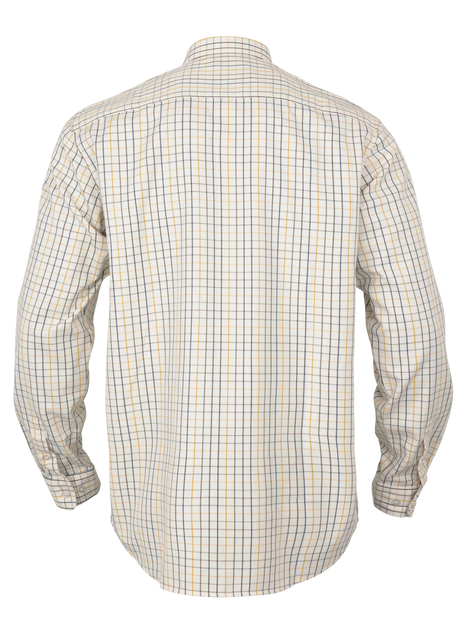 Haywood uldblanding L/S skjorte - Arrowwood yellow check - Härkila