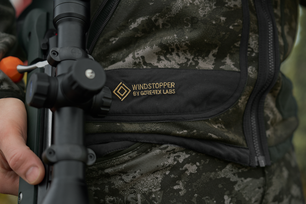 NOCTYX WSP Wende-Fleecejacke AXIS MSP®Schwarz/Willow green – Härkila