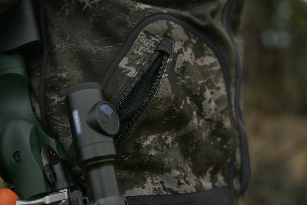 NOCTYX WSP Wende-Fleecejacke AXIS MSP®Schwarz/Willow green – Härkila