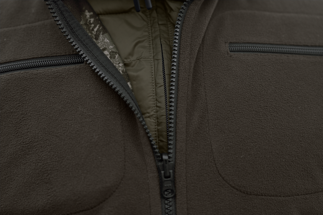 NOCTYX WSP Wende-Fleecejacke AXIS MSP®Schwarz/Willow green – Härkila