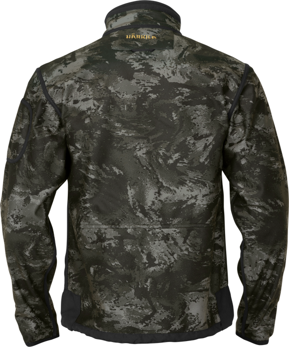 NOCTYX WSP Wende-Fleecejacke AXIS MSP®Schwarz/Willow green – Härkila