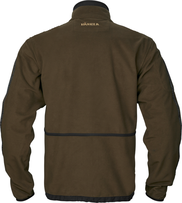 NOCTYX WSP Wende-Fleecejacke AXIS MSP®Schwarz/Willow green – Härkila