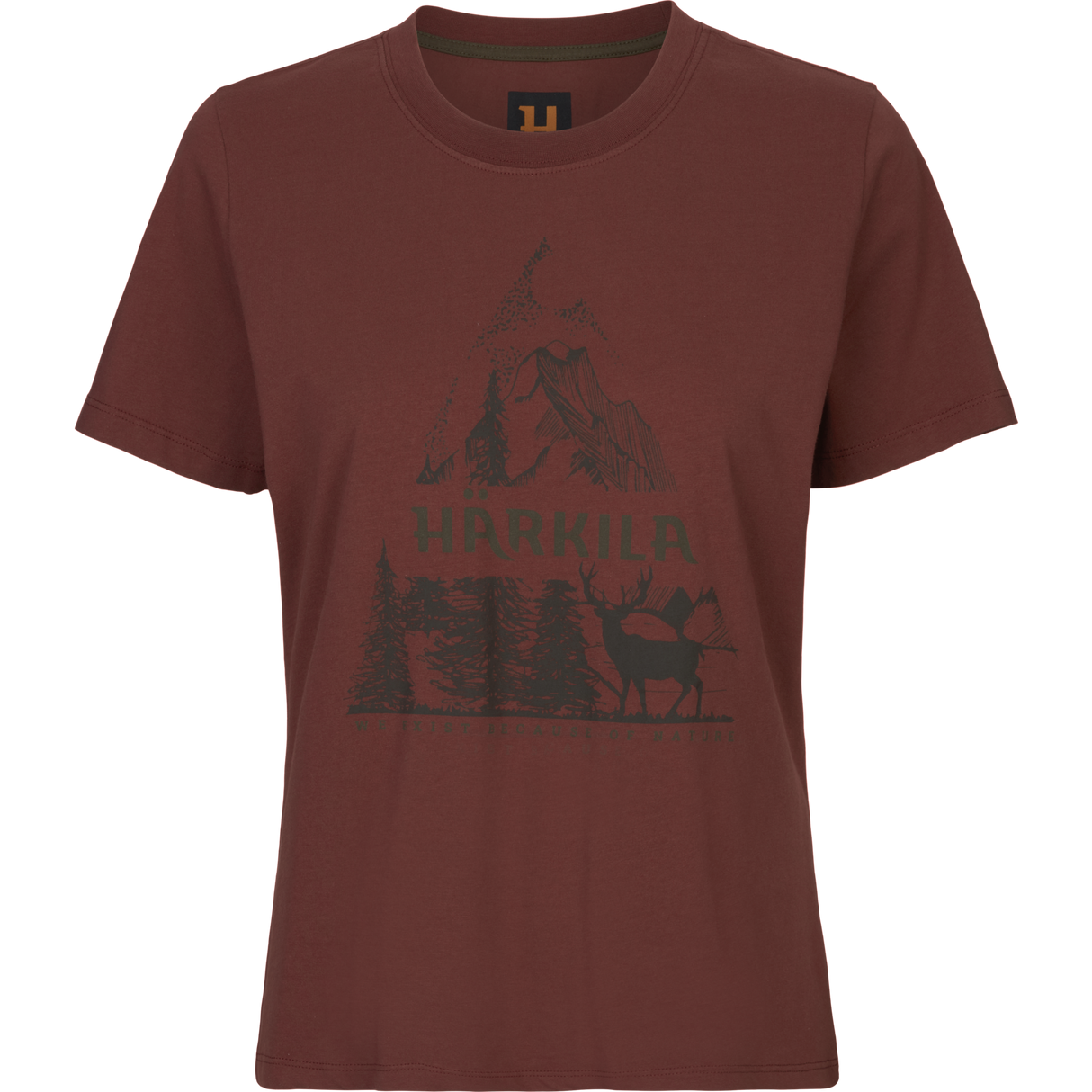 Nature S/S T-Shirt für Damen Hot Chocolate - Härkila