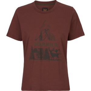 Nature S/S T-Shirt für Damen Hot Chocolate - Härkila