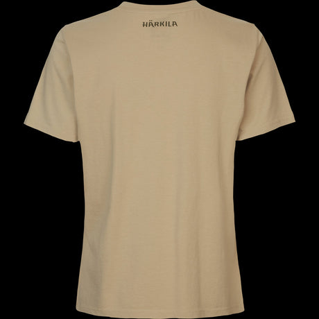 Stag Badge Kurzarm T-Shirt Damen Sand - Härkila