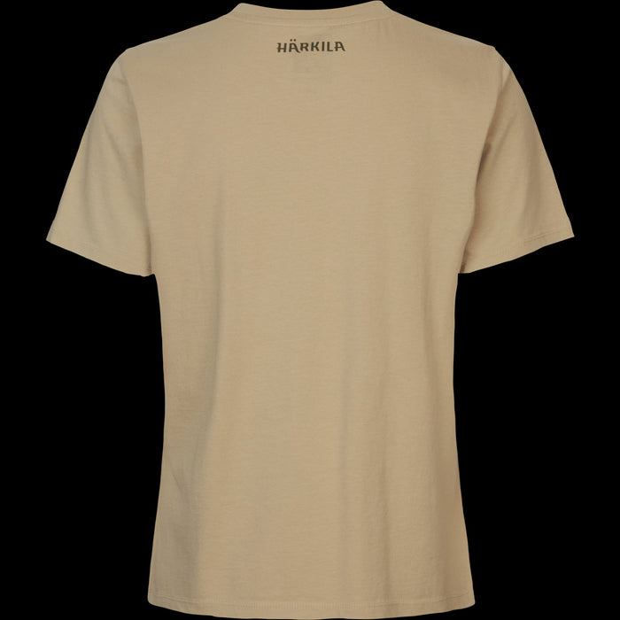 Härkila Stag Badge S/S T-Shirt W Sand - Härkila