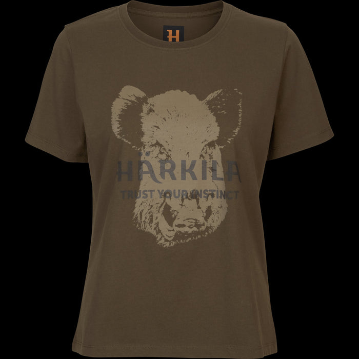 Wildboar S/S T-Shirt W Willow green - Härkila