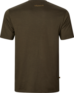 Game Kurzarm T-Shirt Willow green stag – Härkila