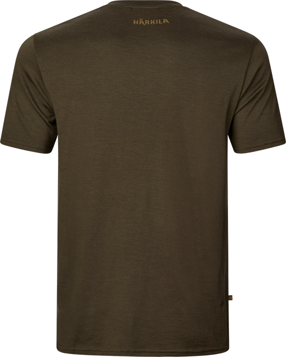 Game Kurzarm T-Shirt Willow green stag – Härkila