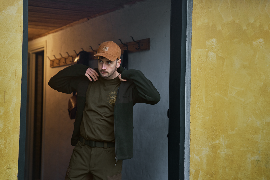 Game Kurzarm T-Shirt Willow green stag – Härkila