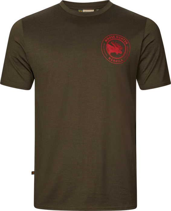 Game Kurzarm-T-Shirt Willow green Moose – Härkila