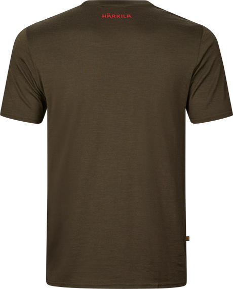 Game Kurzarm-T-Shirt Willow green Moose – Härkila