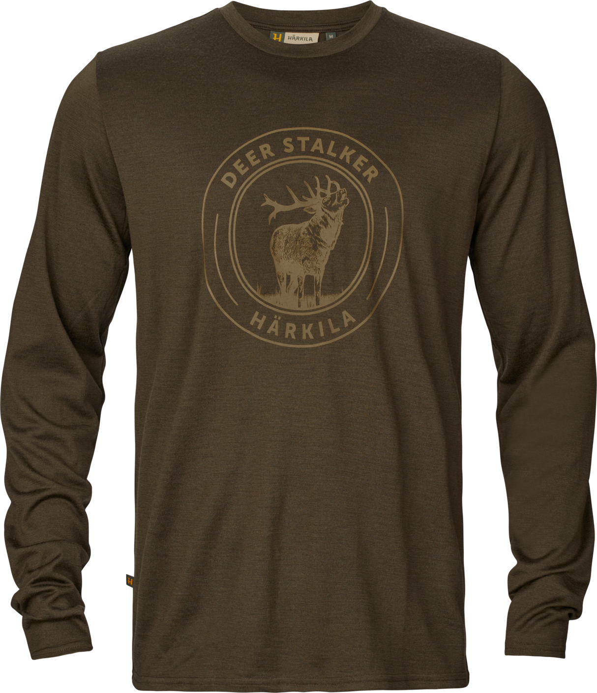 Game Langarmshirt – Willow green stag – Härkila
