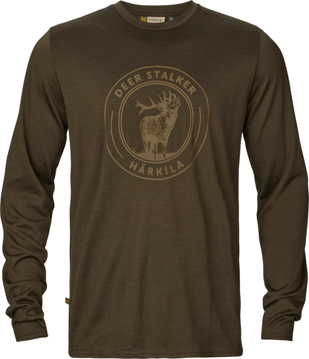 Game Langarmshirt – Willow green stag – Härkila
