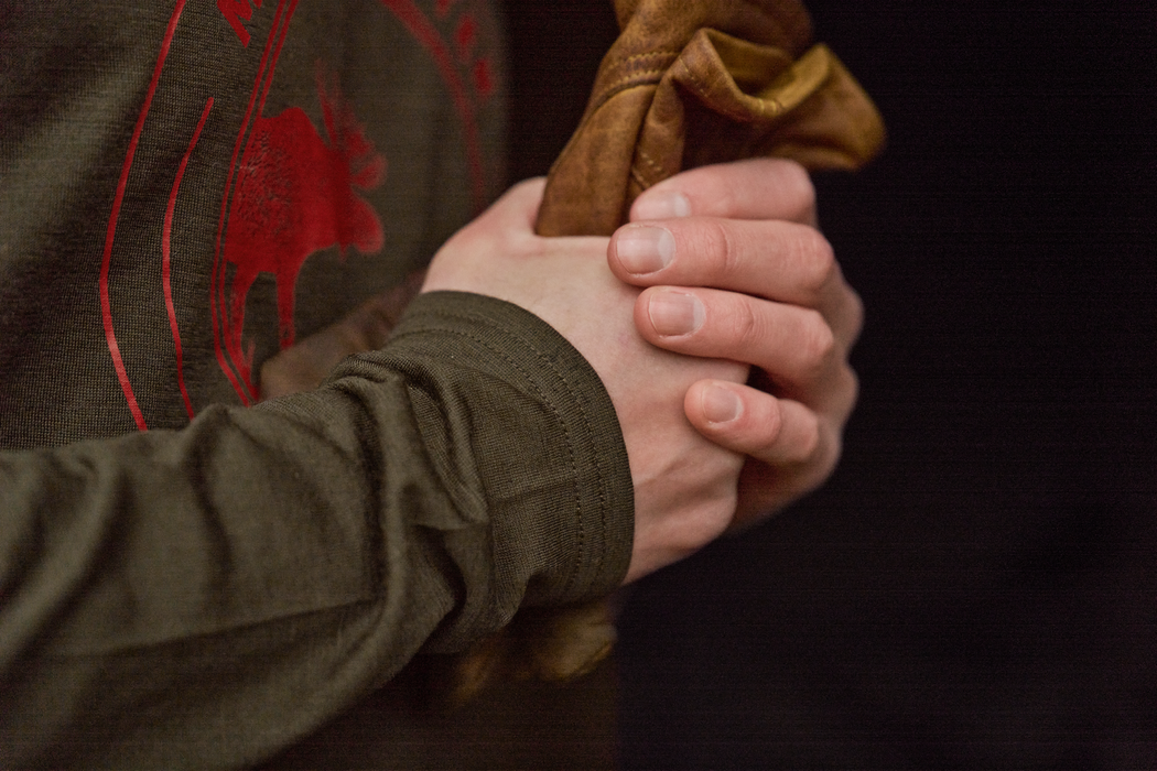 Game Langarm-T-Shirt – Willow green moose – Härkila