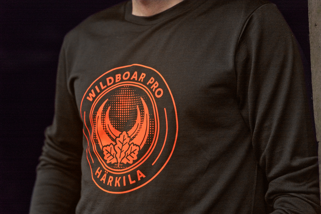 Game L/S Langarm-T-Shirt – Shadow brown wildboar – Härkila