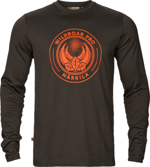 Game L/S Langarm-T-Shirt – Shadow brown wildboar – Härkila