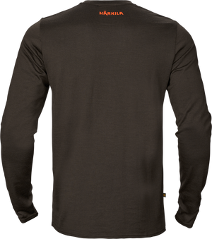Game L/S Langarm-T-Shirt – Shadow brown wildboar – Härkila