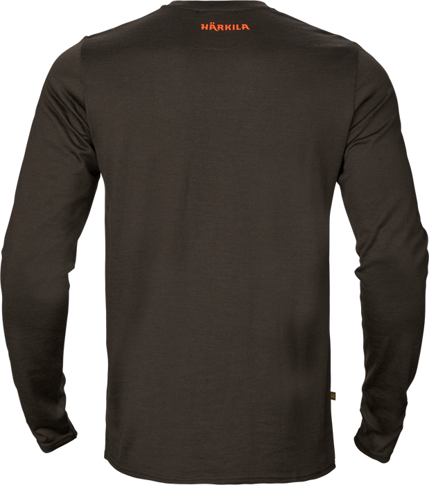 Game L/S Langarm-T-Shirt – Shadow brown wildboar – Härkila
