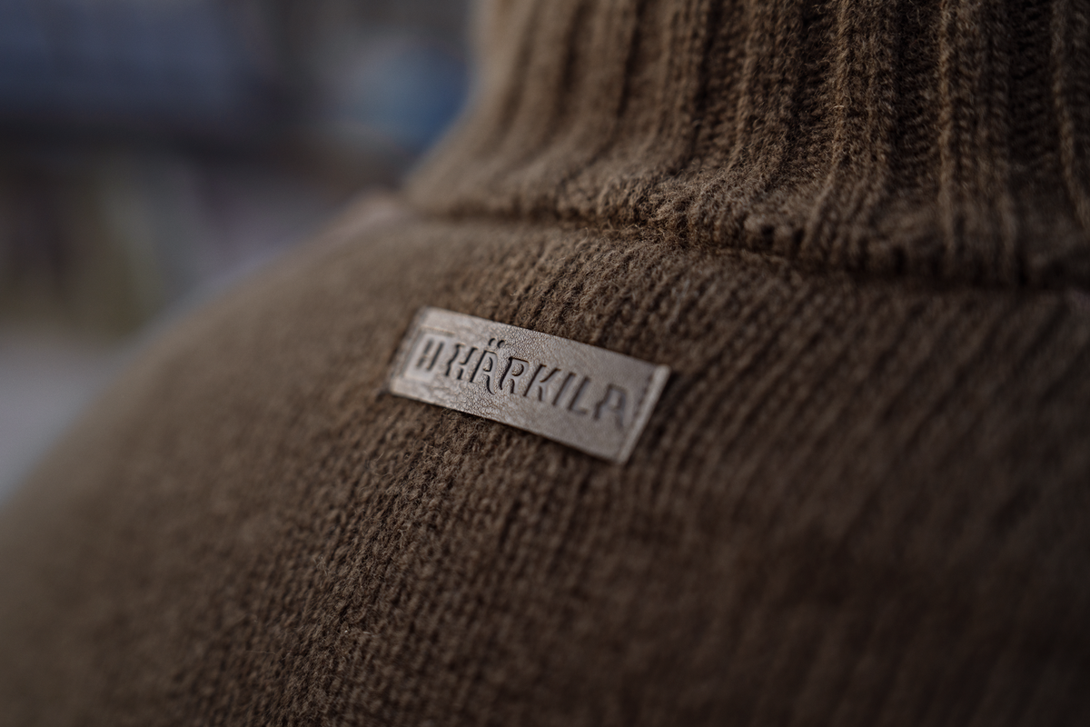 Annaboda WSP Strickpullover Mit Halbem Reißverschluss - Willow Green – Härkila