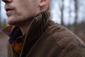 Annaboda WSP Strickpullover Halbzip – Demitasse brown – Härkila