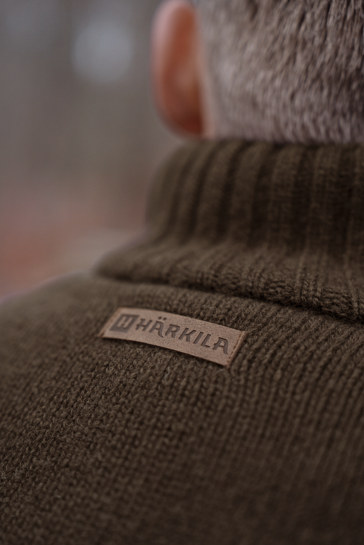 Annaboda WSP Strickpullover Halbzip – Demitasse brown – Härkila