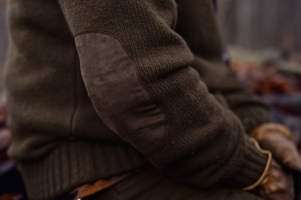 Annaboda WSP Strickpullover Halbzip – Demitasse brown – Härkila
