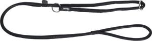 Hundeleine Roma Slip rund Leder – Schwarz – Kerbl