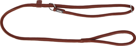 Hundeleine Roma Slip rund Leder – Cognac Braun – Kerbl