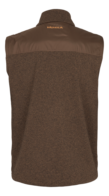 Härkila Kalix fleece vest - Dark earth - Härkila