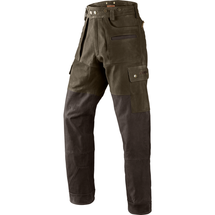 Angus-Lederhose Grün/Braun - Härkila