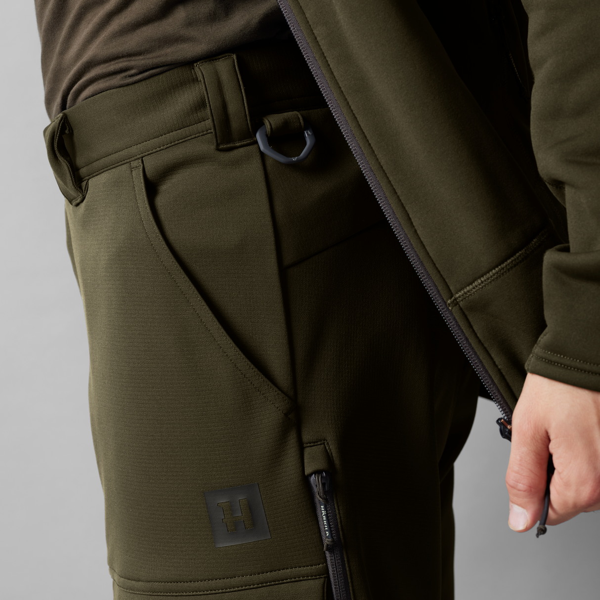 Deer Stalker leichte Hose Willow green/Shadow brown - Härkila