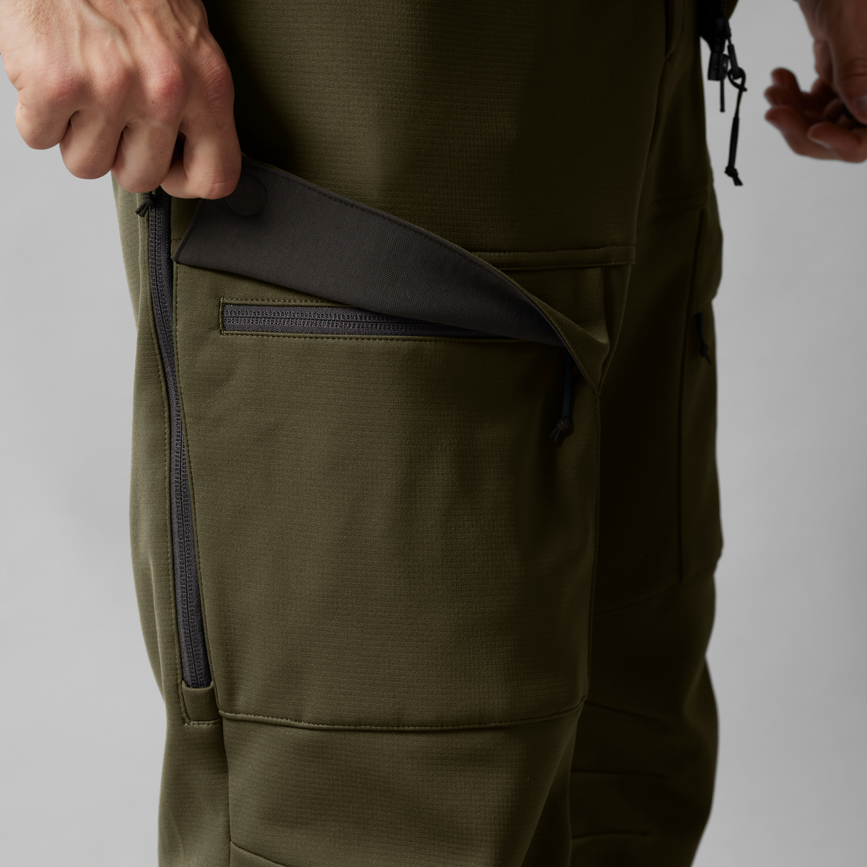 Deer Stalker leichte Hose Willow green/Shadow brown - Härkila