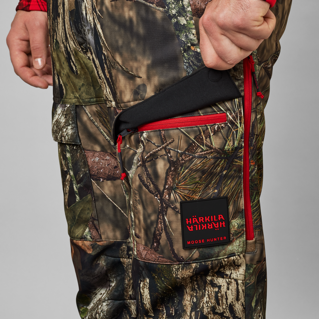 Moose Hunter 2.0 - leichte Hose MossyOak®Break-Up Country®/MossyOak®Red - Härkila