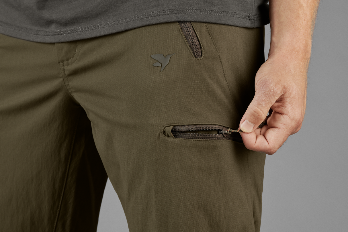 Outdoor-Stretchhose Pine green - Seeland