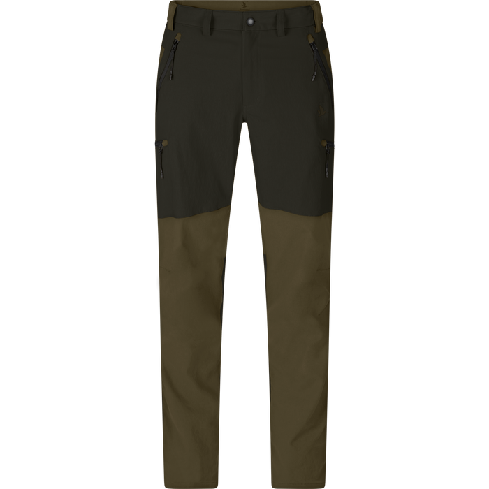 Outdoor-Stretchhose - Grizzlybraun/Duffelgrün - Seeland