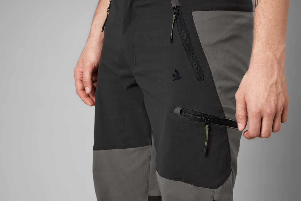 Outdoor-Stretchhose - Schwarz/Grau - Seeland