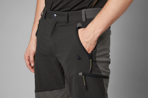 Outdoor-Stretchhose Schwarz/Grau - Seeland
