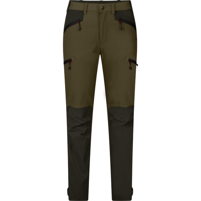 Damen-Stretchhose aus Lärchenholz - Grizzlybraun/Duffelgrün - Seeland